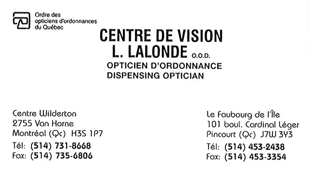 Centre de Vision L. Lalonde